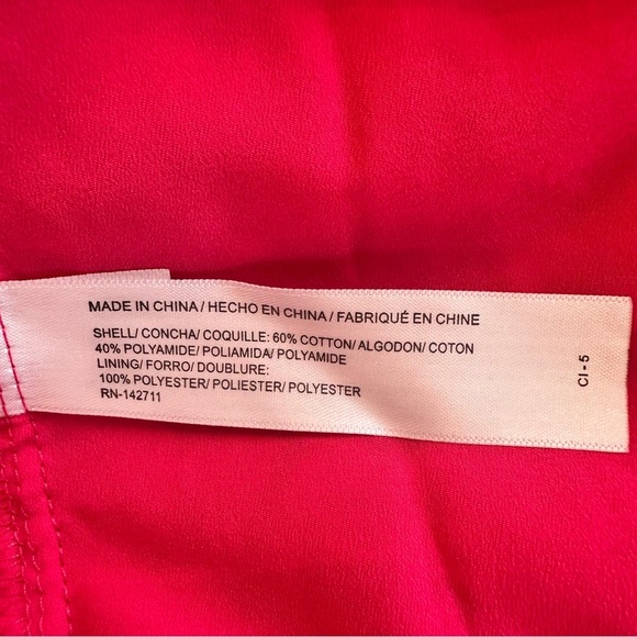 Eloquii Plus Size Pink Lined Lace Dress - Picture 6 of 10